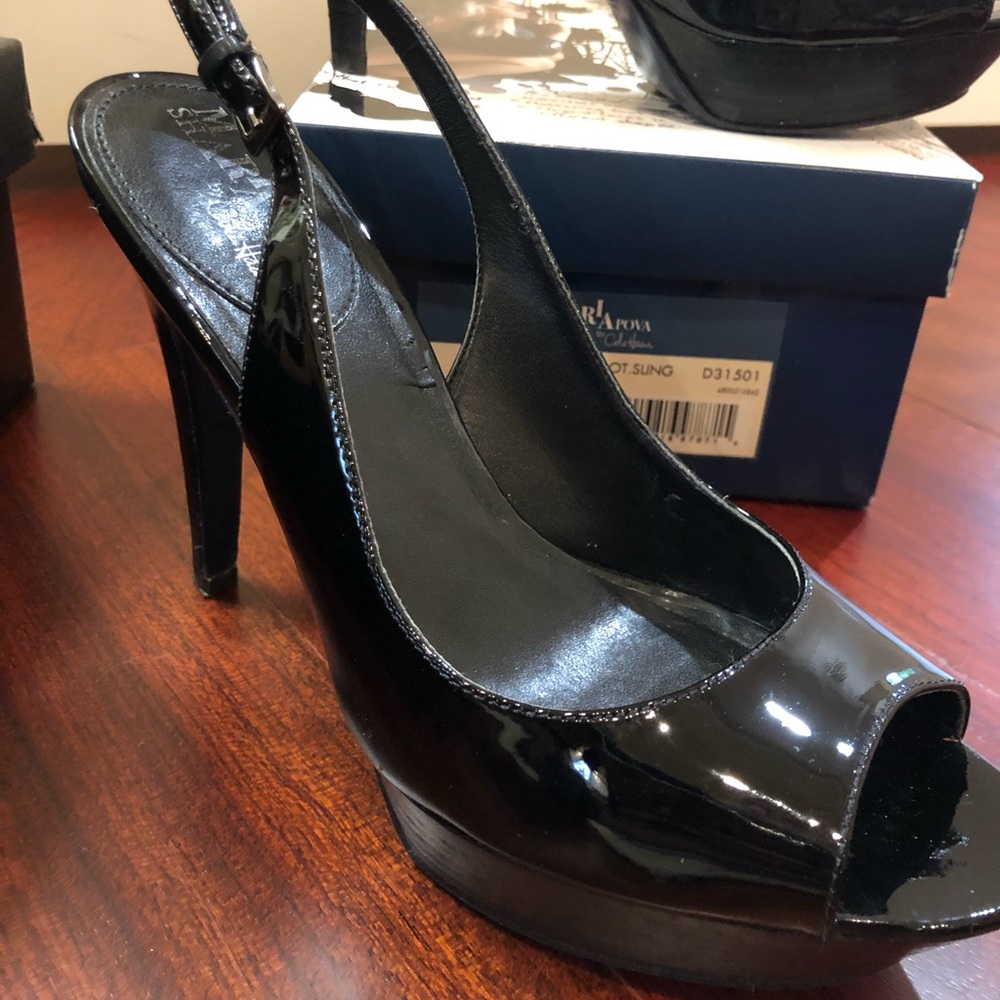 Cole Haan slingback heels with adjustable strap